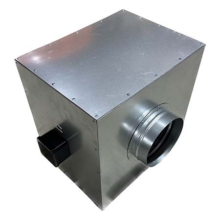 Вентилятор Ванвент ВКВ-150 К ISO шумоизолированный для круглых воздуховодов (660 m³/h)