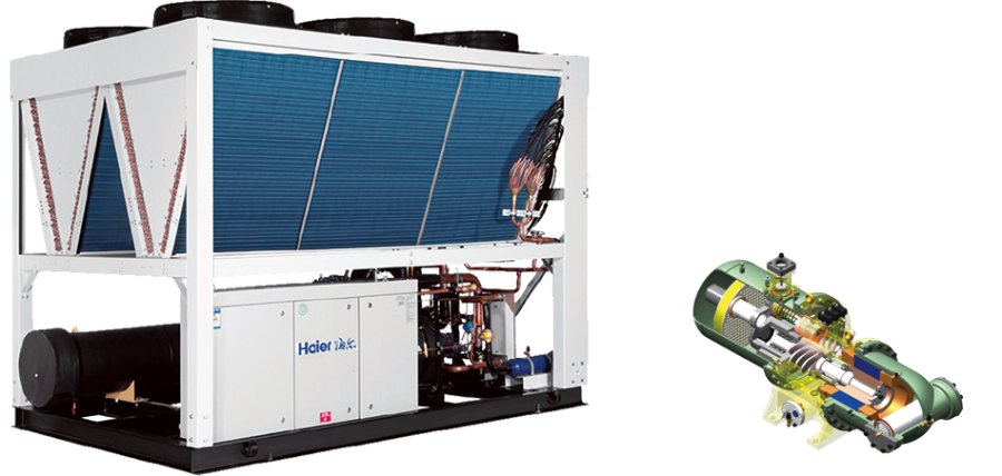 Винтовой чиллер Haier CI1270PANH с воздушным охлаждением
